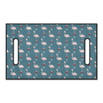 Christmas Snowy Flamingo Pattern Print Golf Cart Seat Cover