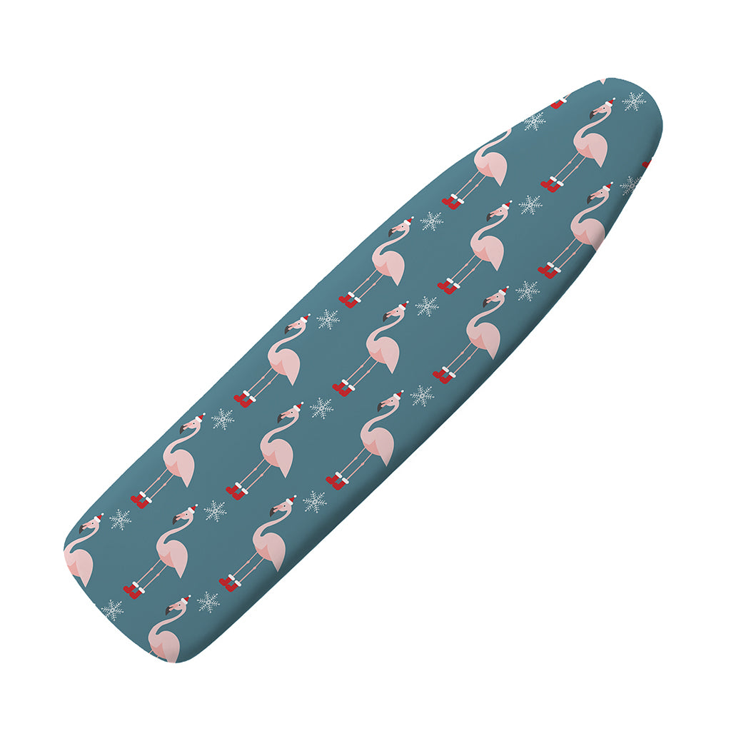 Christmas Snowy Flamingo Pattern Print Ironing Board Cover