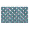 Christmas Snowy Flamingo Pattern Print Polyester Doormat