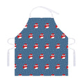 Christmas Snowy Penguin Pattern Print Adjustable Apron