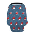 Christmas Snowy Penguin Pattern Print Baby Seat Cover