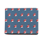 Christmas Snowy Penguin Pattern Print Bifold Wallet