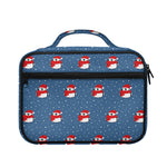 Christmas Snowy Penguin Pattern Print Briefcase Bible Bag