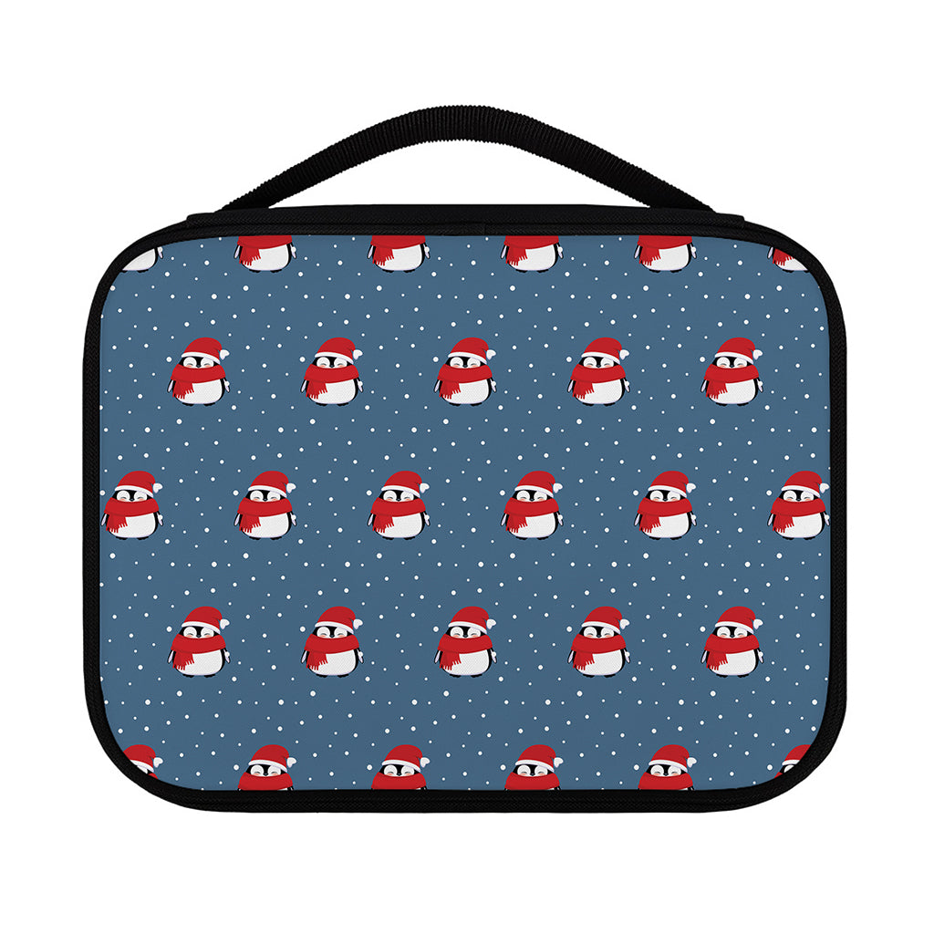 Christmas Snowy Penguin Pattern Print Classic Bible Case