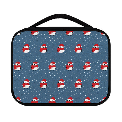 Christmas Snowy Penguin Pattern Print Classic Bible Case