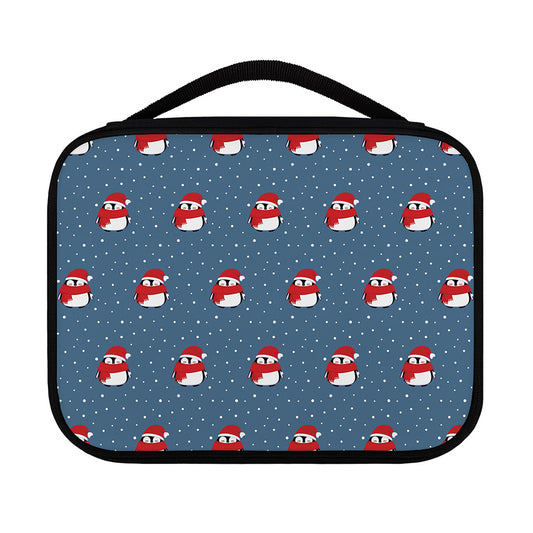 Christmas Snowy Penguin Pattern Print Classic Bible Case