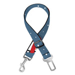 Christmas Snowy Penguin Pattern Print Dog Seat Belt