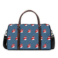 Christmas Snowy Penguin Pattern Print Duffel Bag