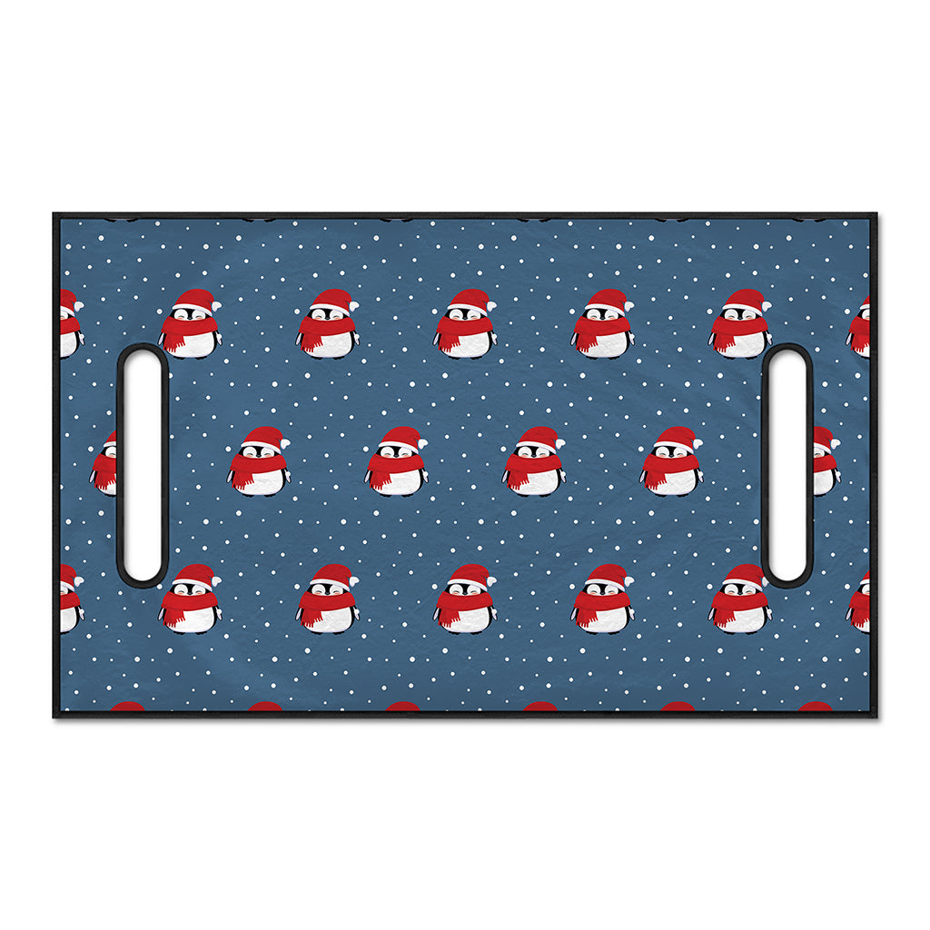 Christmas Snowy Penguin Pattern Print Golf Cart Seat Cover
