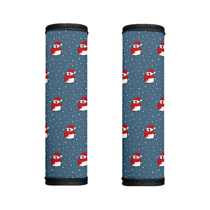 Christmas Snowy Penguin Pattern Print Handle Covers