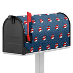 Christmas Snowy Penguin Pattern Print Mailbox Cover