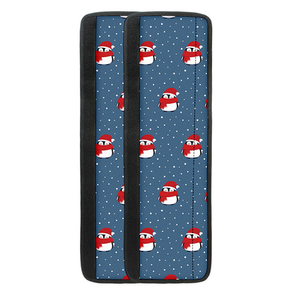 Christmas Snowy Penguin Pattern Print Refrigerator Handle Covers