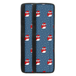 Christmas Snowy Penguin Pattern Print Refrigerator Handle Covers