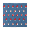 Christmas Snowy Penguin Pattern Print Silk Bandana
