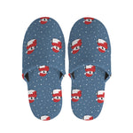 Christmas Snowy Penguin Pattern Print Slippers