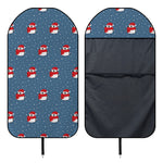 Christmas Snowy Penguin Pattern Print Waterproof Car Seat Cover
