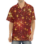 Christmas Sparkle Print Aloha Shirt