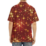 Christmas Sparkle Print Aloha Shirt