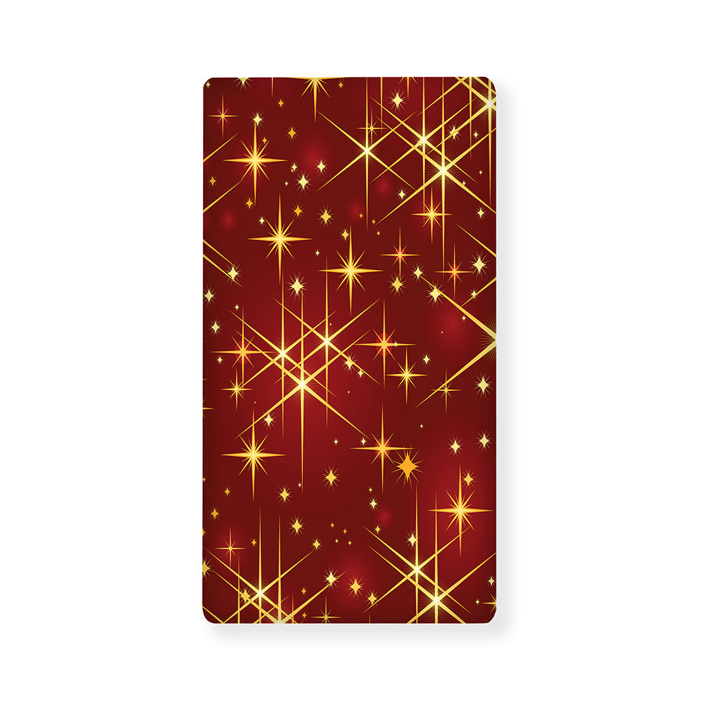 Christmas Sparkle Print Baby Crib Sheet