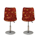 Christmas Sparkle Print Bar Stool Covers