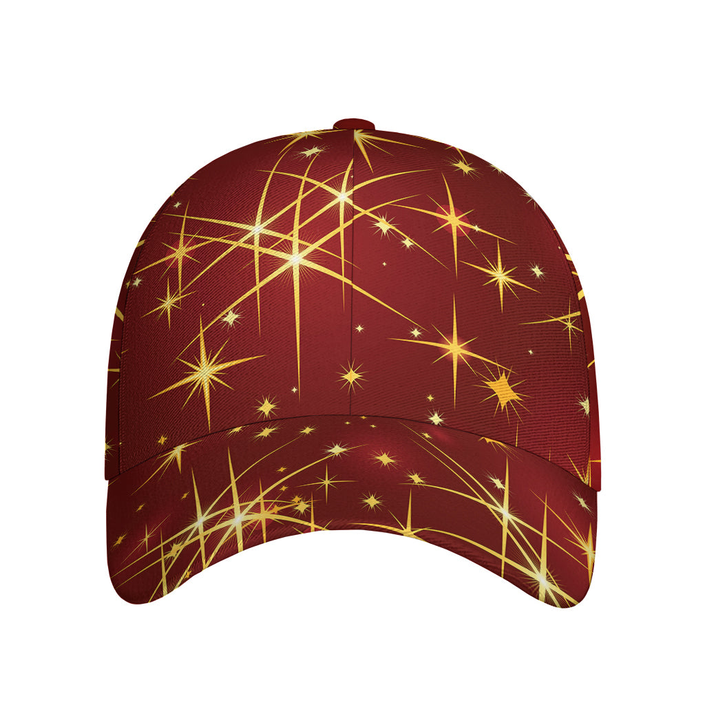 Christmas Sparkle Print Baseball Cap