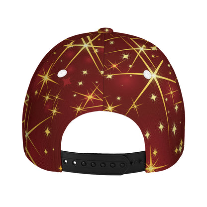 Christmas Sparkle Print Baseball Cap