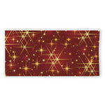 Christmas Sparkle Print Beach Towel
