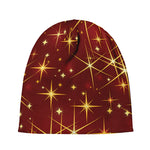Christmas Sparkle Print Beanie