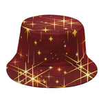 Christmas Sparkle Print Bucket Hat