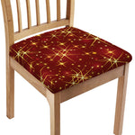 Christmas Sparkle Print Chair Cushion Cover