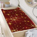 Christmas Sparkle Print Changing Pad Cover