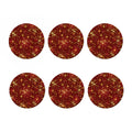 Christmas Sparkle Print Coaster Set