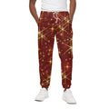 Christmas Sparkle Print Cotton Sweatpants