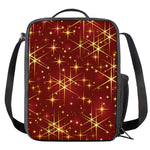 Christmas Sparkle Print Crossbody Lunch Bag