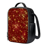 Christmas Sparkle Print Crossbody Lunch Bag