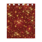 Christmas Sparkle Print Curtain