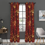 Christmas Sparkle Print Curtain