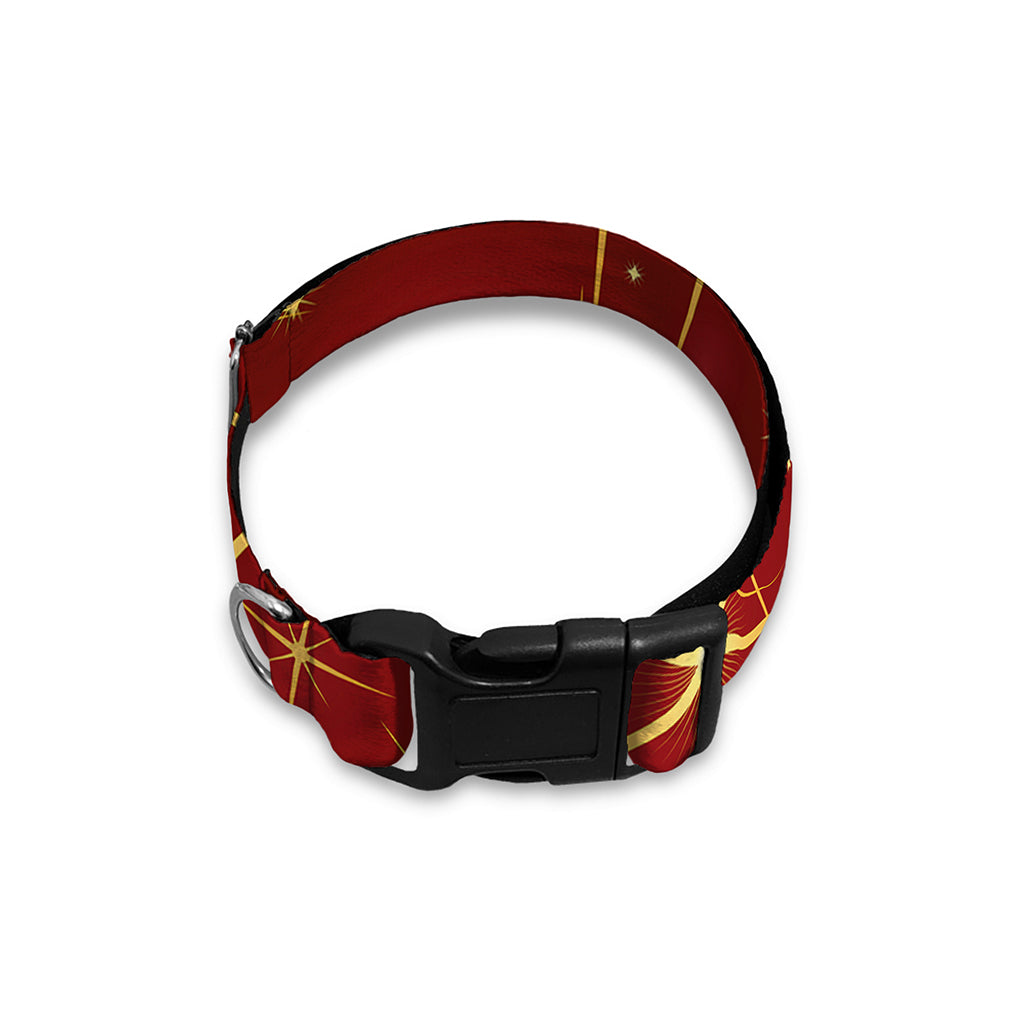 Christmas Sparkle Print Dog Collar