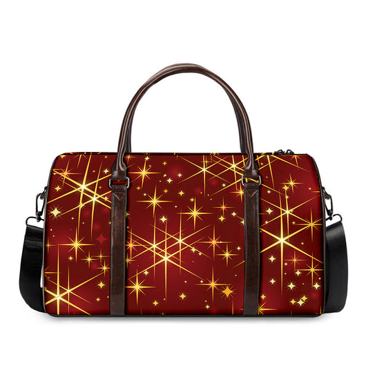 Christmas Sparkle Print Duffle Bag