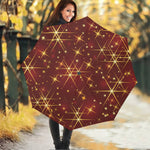 Christmas Sparkle Print Foldable Umbrella
