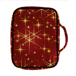 Christmas Sparkle Print Front Pocket Bible Bag