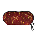 Christmas Sparkle Print Glasses Case