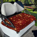 Christmas Sparkle Print Golf Cart Seat Cover