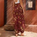 Christmas Sparkle Print Harem Pants
