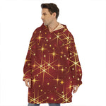 Christmas Sparkle Print Hoodie Blanket