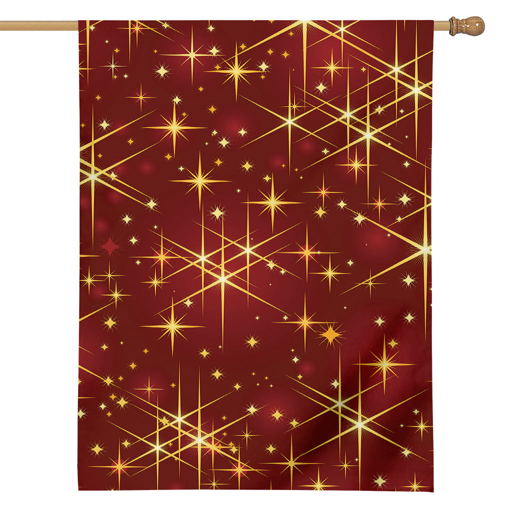 Christmas Sparkle Print House Flag