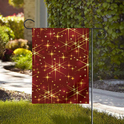 Christmas Sparkle Print House Flag