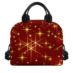 Christmas Sparkle Print Insulated Lunch Bag