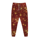 Christmas Sparkle Print Jogger Pants