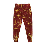 Christmas Sparkle Print Jogger Pants